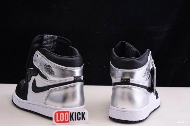 Reps TBK 1 CD0461-001 AIR HIGH OG JORDAN SILVER WMNS TOE 0626